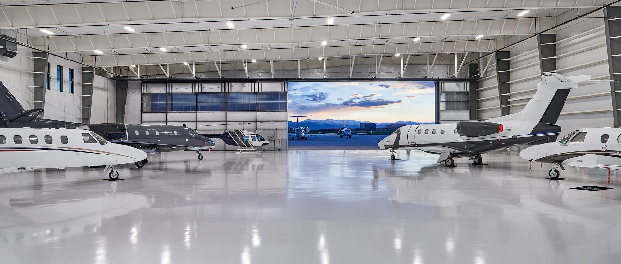 Modern FBO facility